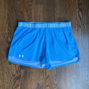Under Armour light blue shorts